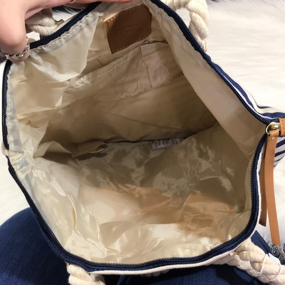 Summer & Rose striped rope tote - Picture 3 of 4